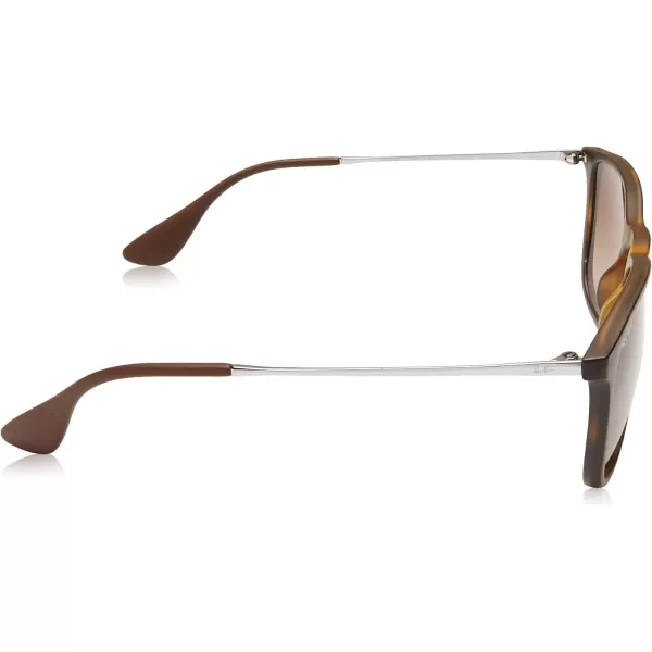 RayBan RB4187 Chris Square SunglassesRubber Havana