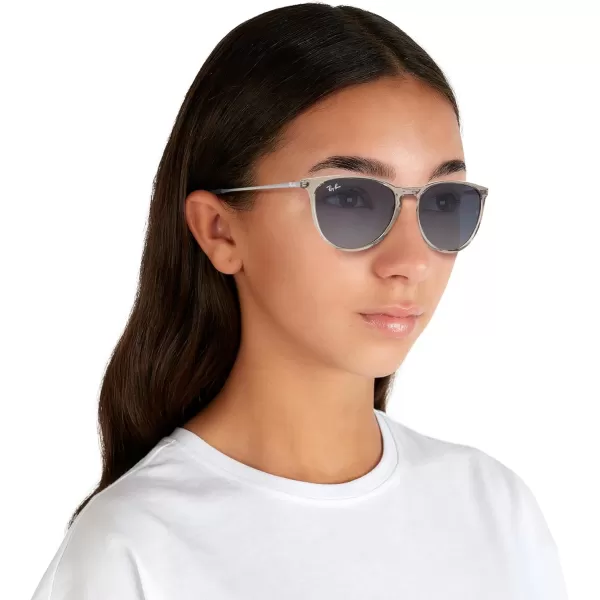 RayBan RJ9060S Erika Round Sunglasses Transparent GreyGrey Gradient Blue 50 mmRayBan RJ9060S Erika Round Sunglasses Transparent GreyGrey Gradient Blue 50 mm