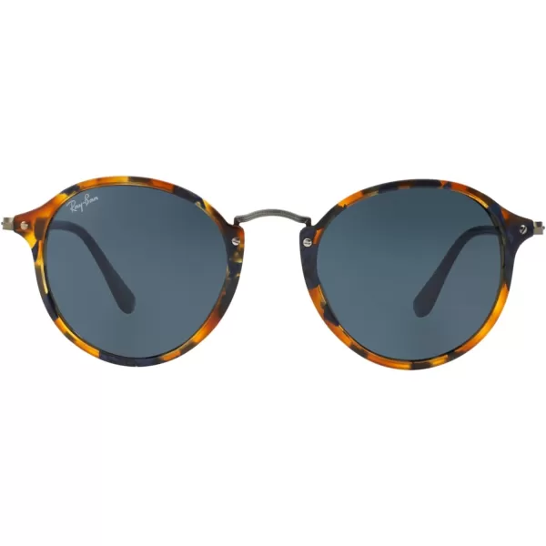 RayBan Rb2447 Round SunglassesSpotted Blue HavanaBlue