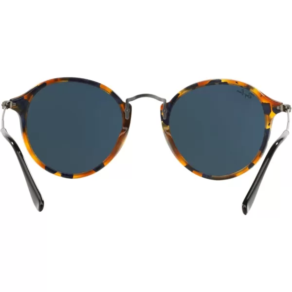 RayBan Rb2447 Round SunglassesSpotted Blue HavanaBlue