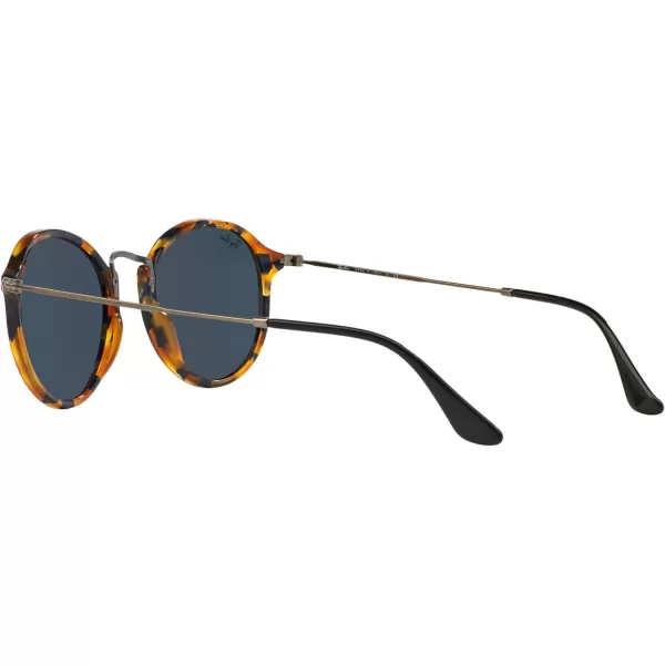 RayBan Rb2447 Round SunglassesSpotted Blue HavanaBlue