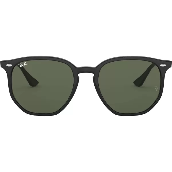 RayBan Rb4306 Hexagonal SunglassesBlackDark Green