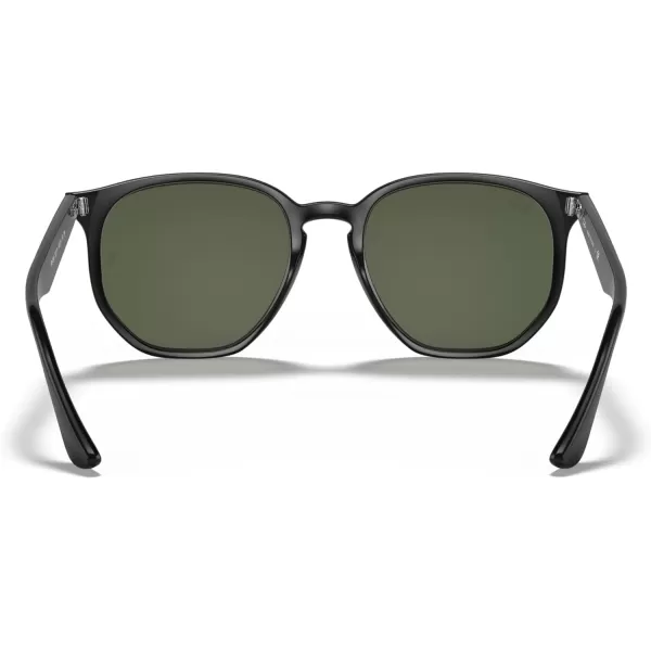 RayBan Rb4306 Hexagonal SunglassesBlackDark Green