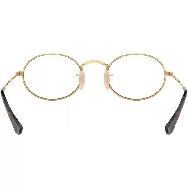 RayBan Rx3547v Oval Prescription Eyeglass FramesAristaDemo Lens