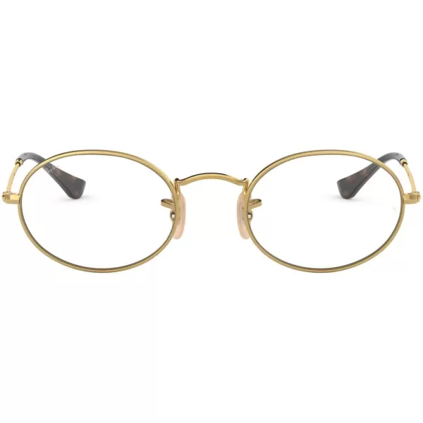 RayBan Rx3547v Oval Prescription Eyeglass FramesAristaDemo Lens