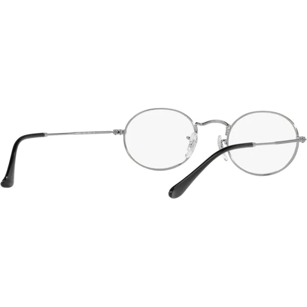 RayBan Rx3547v Oval Prescription Eyeglass FramesGunmetalDemo Lens