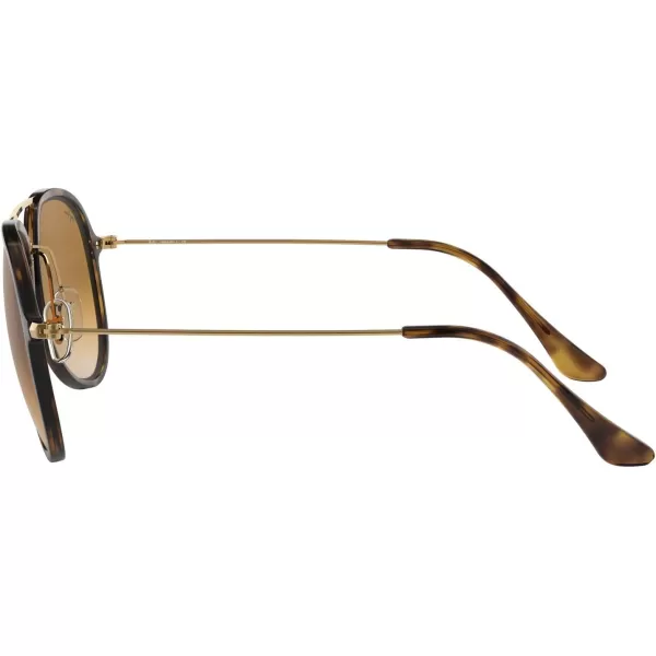 RayBan Unisex Sunglasses Light Havana Frame Light Brown Lenses 57MMLight HavanaClear Gradient Brown