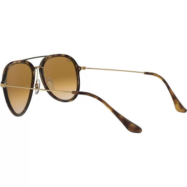 RayBan Unisex Sunglasses Light Havana Frame Light Brown Lenses 57MMLight HavanaClear Gradient Brown