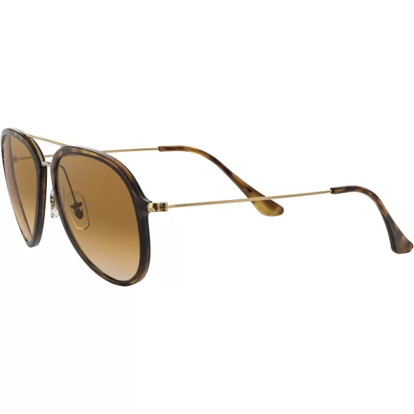 RayBan Unisex Sunglasses Light Havana Frame Light Brown Lenses 57MMLight HavanaClear Gradient Brown