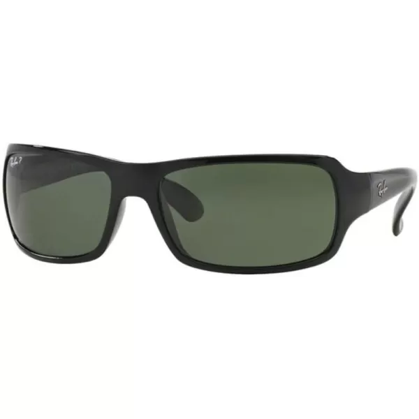 Ray Ban RB4075 SunglassesMatte Black FrameGreen G15xlt Lens