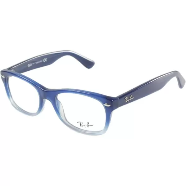 RayBan Junior RY1528 Square Prescription Eyeglass Frames Opal Blue Gradient OpalDemo Lens 48 mmRayBan Junior RY1528 Square Prescription Eyeglass Frames Opal Blue Gradient OpalDemo Lens 48 mm