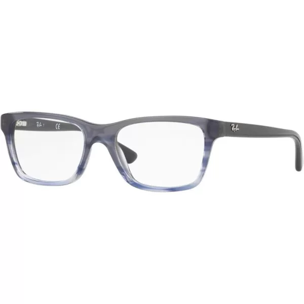 RayBan Junior Ry1536 Square Prescription Eyeglass Frames Grey Striped GradientDemo Lens 48 mmRayBan Junior Ry1536 Square Prescription Eyeglass Frames Grey Striped GradientDemo Lens 48 mm