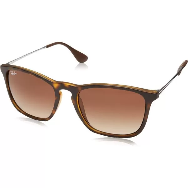 RayBan RB4187 Chris Square SunglassesRubber Havana