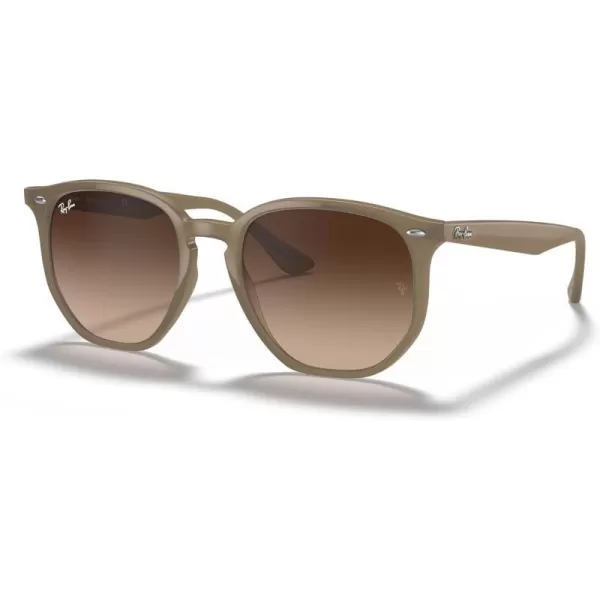 RayBan Rb4306 Hexagonal SunglassesOpal BeigeBrown Gradient