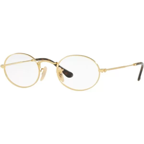 RayBan Rx3547v Oval Prescription Eyeglass FramesAristaDemo Lens