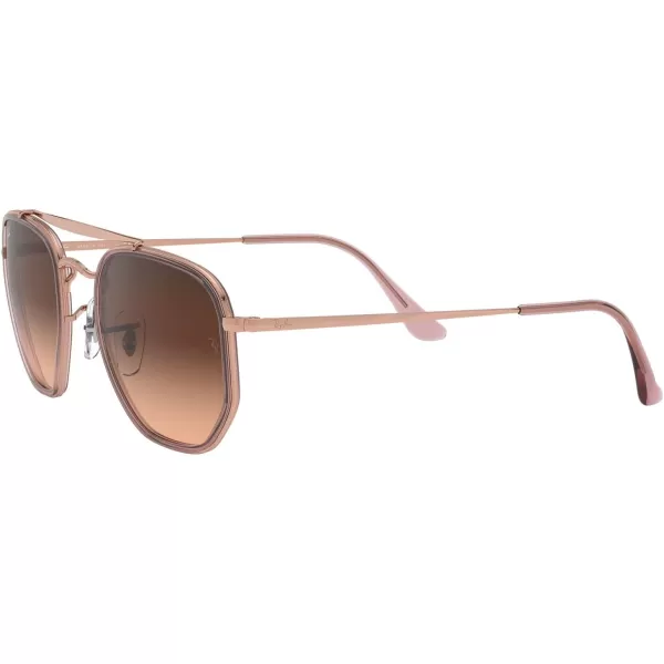 RayBan RB3648m The Marshal Ii Hexagonal SunglassesCopperPink Gradient Brown