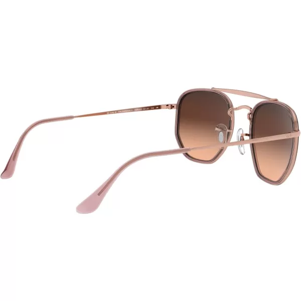 RayBan RB3648m The Marshal Ii Hexagonal SunglassesCopperPink Gradient Brown