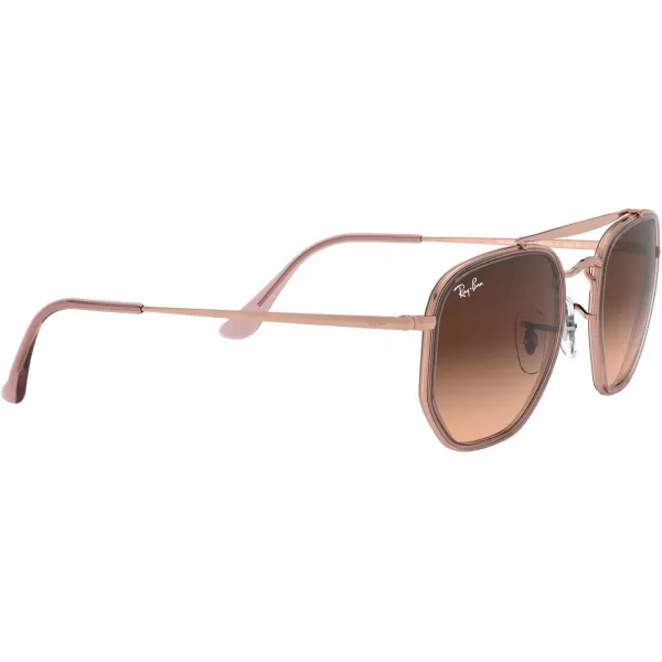 RayBan RB3648m The Marshal Ii Hexagonal SunglassesCopperPink Gradient Brown