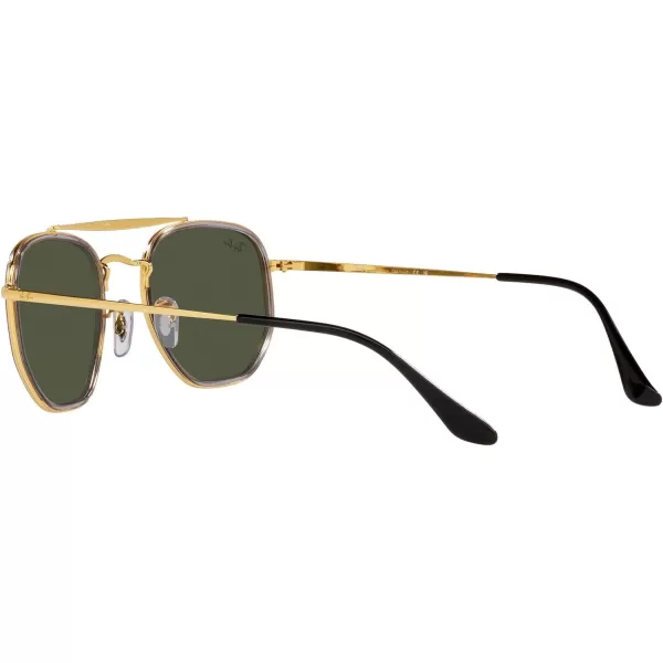 RayBan RB3648m The Marshal Ii Hexagonal SunglassesLegend GoldGreen