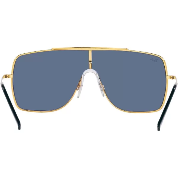 RayBan RB3697 Wings Ii Square SunglassesLegend GoldDark Blue