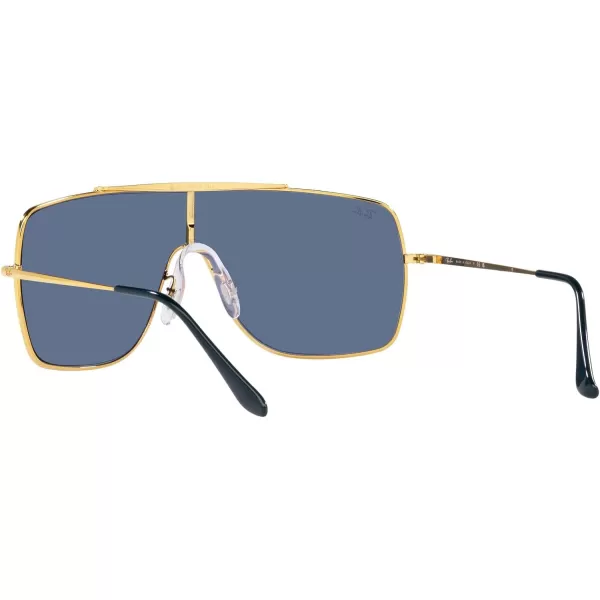 RayBan RB3697 Wings Ii Square SunglassesLegend GoldDark Blue