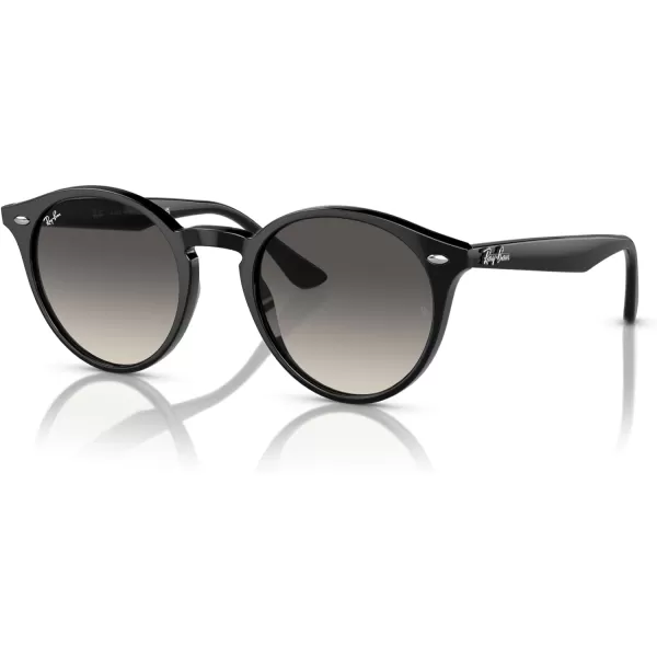 RayBan Rb2180 Round SunglassesBlackGrey Gradient