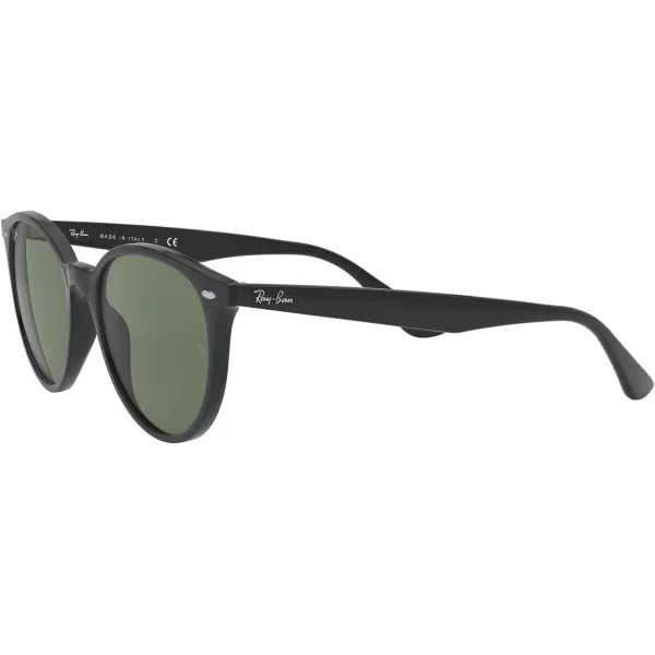 RayBan Rb4305 Round SunglassesBlackDark Green