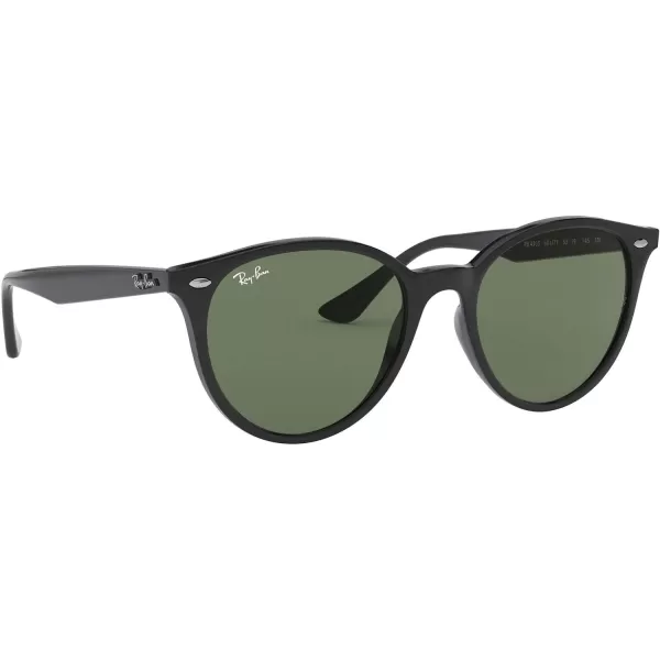 RayBan Rb4305 Round SunglassesBlackDark Green