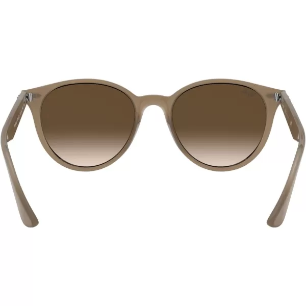 RayBan Rb4305 Round SunglassesOpal BeigeBrown Gradient