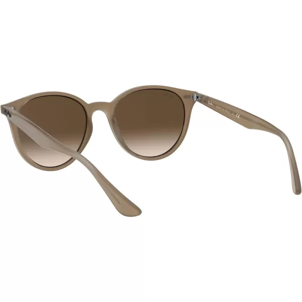 RayBan Rb4305 Round SunglassesOpal BeigeBrown Gradient