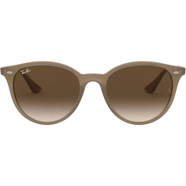 RayBan Rb4305 Round SunglassesOpal BeigeBrown Gradient