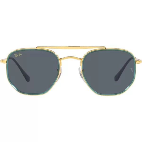RayBan RB3648m The Marshal Ii Hexagonal SunglassesLegend GoldBlue
