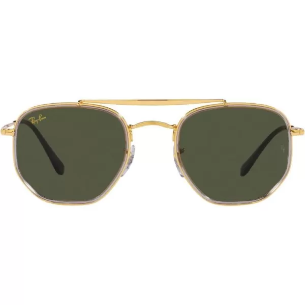 RayBan RB3648m The Marshal Ii Hexagonal SunglassesLegend GoldGreen