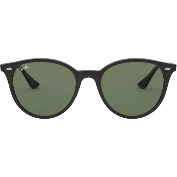 RayBan Rb4305 Round SunglassesBlackDark Green