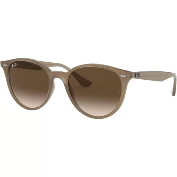 RayBan Rb4305 Round SunglassesOpal BeigeBrown Gradient