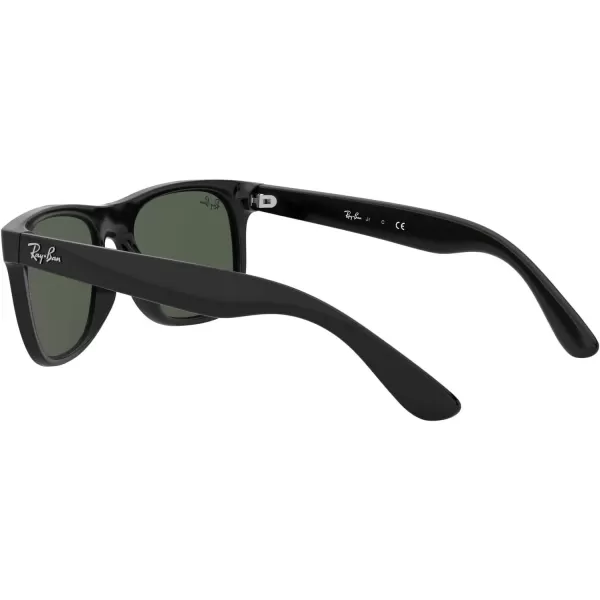 RayBan Boys Rj9069s Justin Square SunglassesBlackDark Green