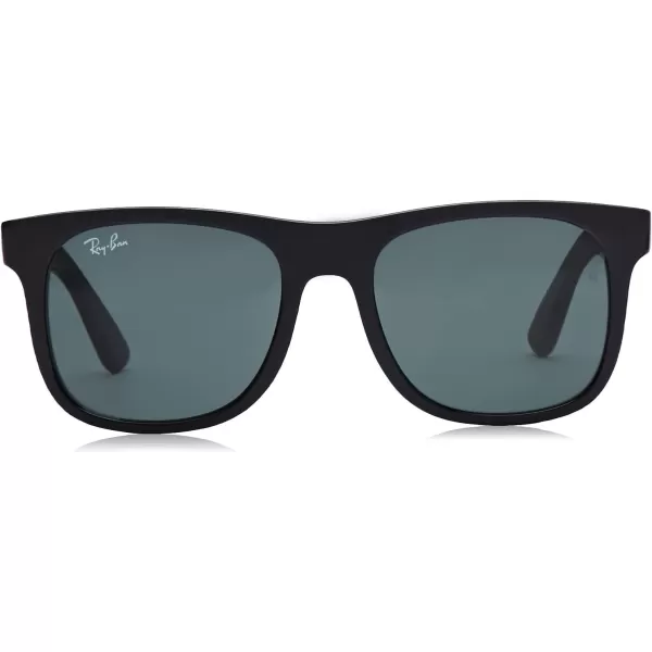 RayBan Boys Rj9069s Justin Square SunglassesBlackDark Green