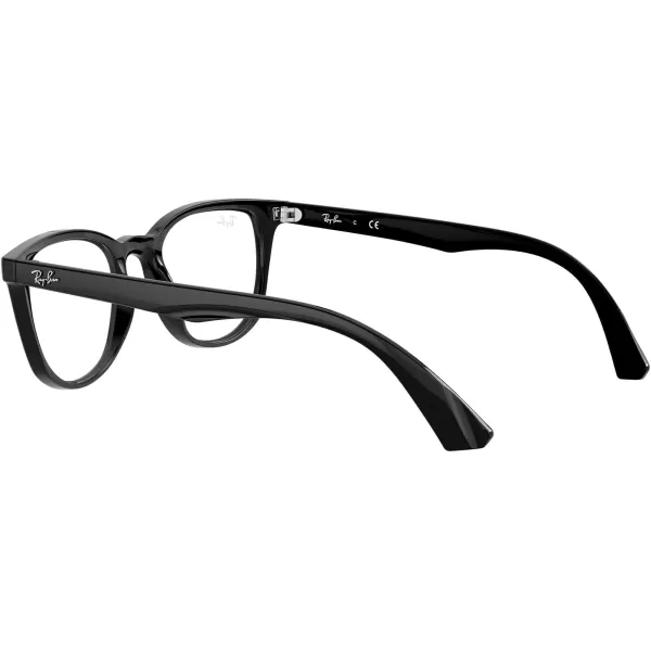 RayBan Junior Kids RY1601 Square Prescription Eyeglass FramesBlackDemo Lens