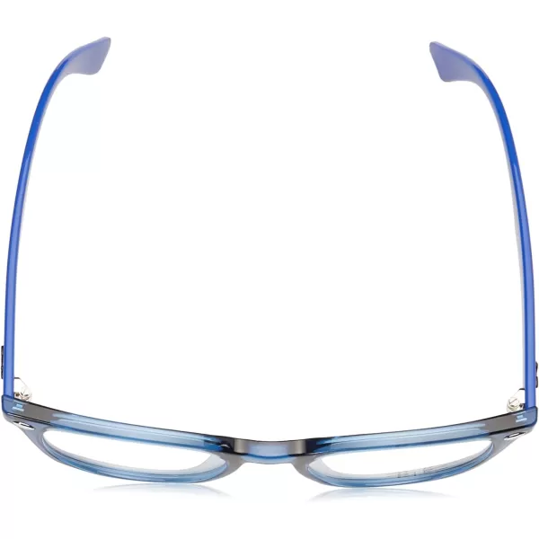 RayBan Junior Kids RY1601 Square Prescription Eyeglass FramesTransparent BlueDemo Lens