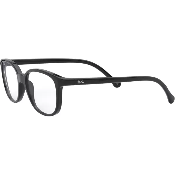 RayBan Junior Kids RY1900 Square Prescription Eyeglass FramesBlackDemo Lens