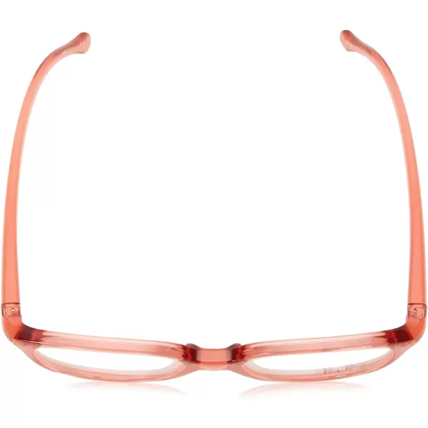 RayBan Junior Kids RY1900 Square Prescription Eyeglass FramesTransparent FuchsiaDemo Lens