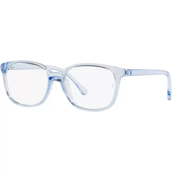 RayBan Junior Kids RY1900 Square Prescription Eyeglass FramesTransparent Light Blue