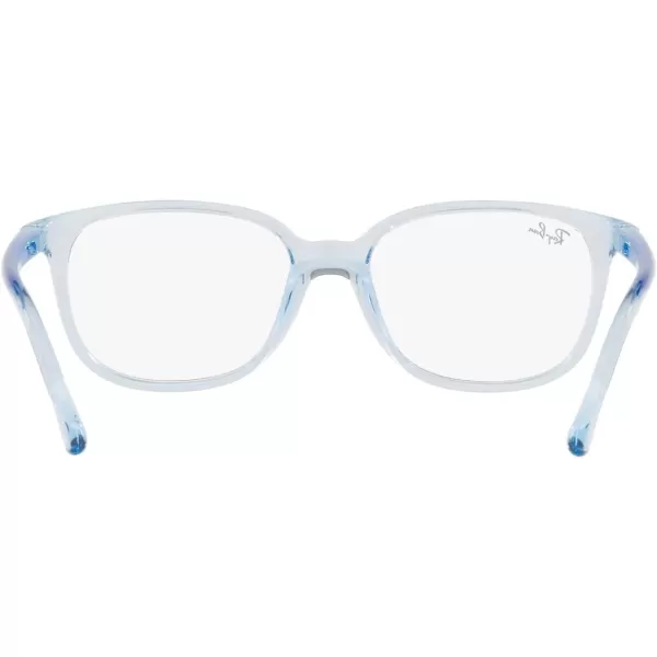 RayBan Junior Kids RY1900 Square Prescription Eyeglass FramesTransparent Light Blue