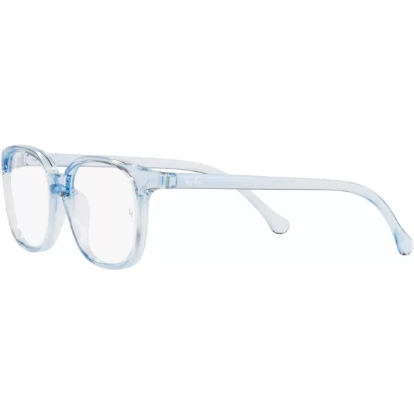 RayBan Junior Kids RY1900 Square Prescription Eyeglass FramesTransparent Light Blue