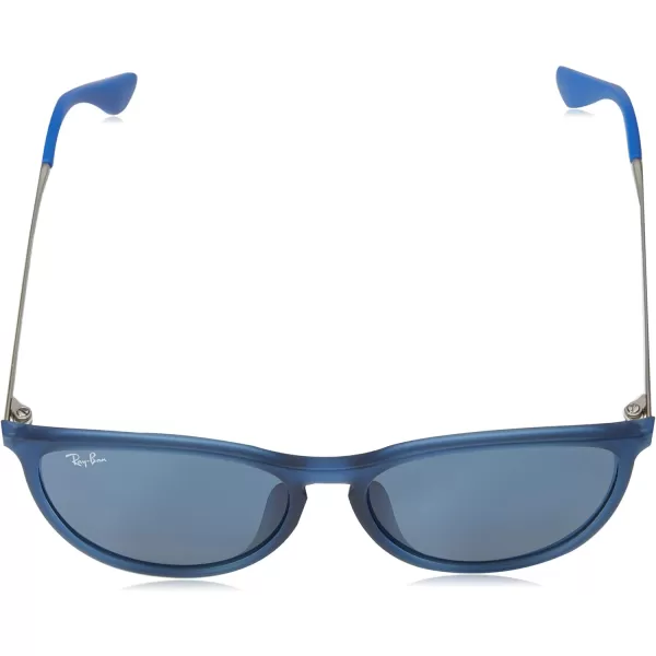 RayBan Junior RJ9060SF Erika Asian Fit Round Sunglasses Rubber Transparent BlueDark Blue 52 mmRayBan Junior RJ9060SF Erika Asian Fit Round Sunglasses Rubber Transparent BlueDark Blue 52 mm