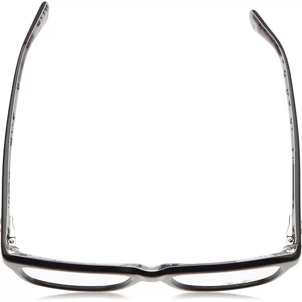 RayBan Junior RY1536 Square Prescription Eyeglass Frames Black On Texture Grey BlackDemo Lens 48 mmRayBan Junior RY1536 Square Prescription Eyeglass Frames Black On Texture Grey BlackDemo Lens 48 mm