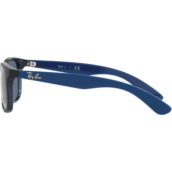 RayBan Junior Rj9062S Rectangular Sunglasses Transparent BlueDark Blue 48 mmRayBan Junior Rj9062S Rectangular Sunglasses Transparent BlueDark Blue 48 mm