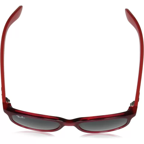 RayBan Junior Rj9062S Rectangular Sunglasses Transparent RedDark Grey 48 mmRayBan Junior Rj9062S Rectangular Sunglasses Transparent RedDark Grey 48 mm