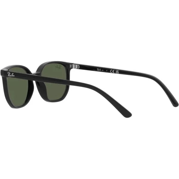 RayBan Juniors RJ9097s Elliot Square SunglassesBlackDark Green