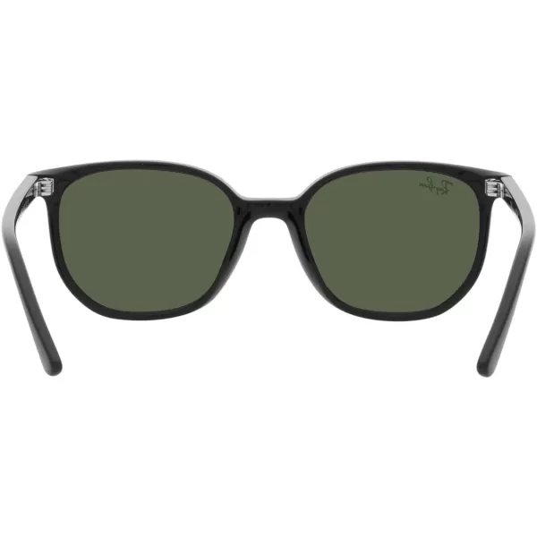 RayBan Juniors RJ9097s Elliot Square SunglassesBlackDark Green